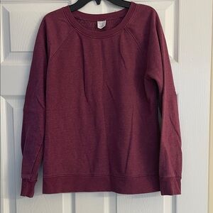Time & Tru Women's Burgundy Sweater